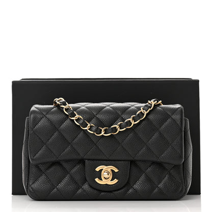 Chanel Caviar Quilted Mini Rectangular Flap Black 11 of 11