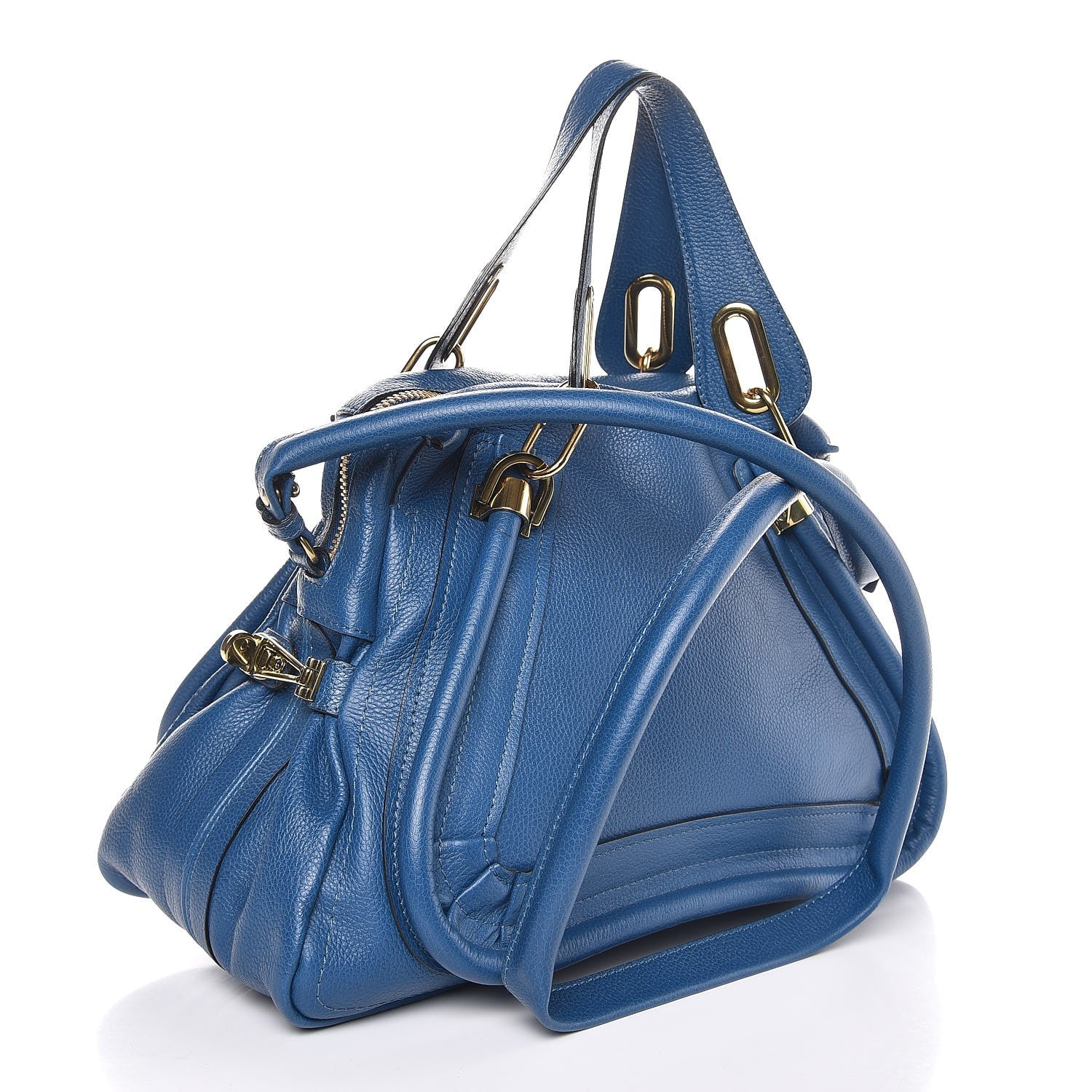 Balenciaga CHLOE Calfskin Medium Paraty Factory Bleu 3 of 11