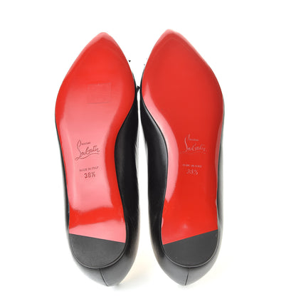 Christian Louboutin Kid Patent Tibunodo Flats 38.5 Black 6 of 9