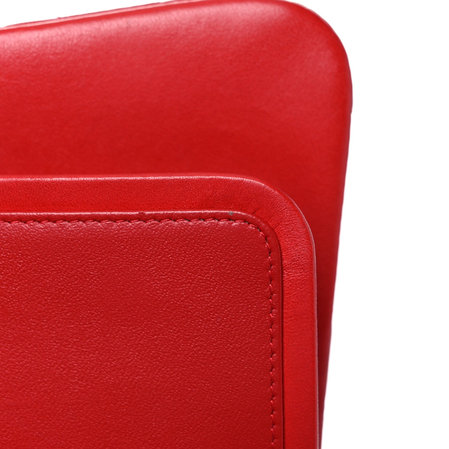 Chanel Lambskin Quilted Jumbo Double Flap Red 20 of 35