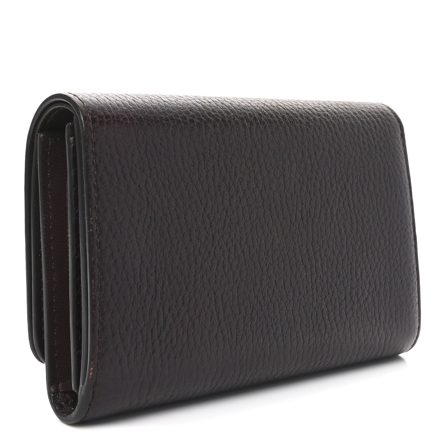 Small Classic Grain Medium Continental French Wallet Oxblood