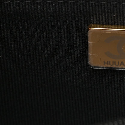 Chanel Lambskin Quilted Twisted CC Wallet On Chain WOC Black 8 of 14