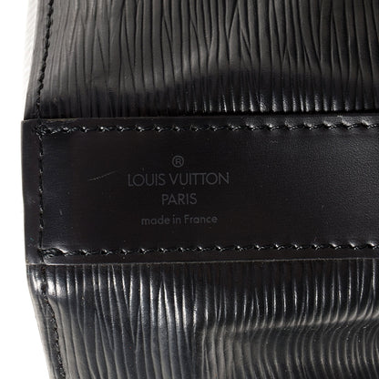 Louis Vuitton Epi Sac a Dos Drawstring Bag Black 7 of 8