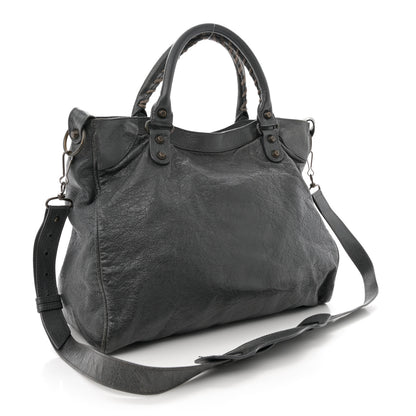 Balenciaga Agneau Classic Hardware Velo Gris Fossile 3 of 18