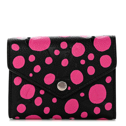 Louis Vuitton LV X YK Empreinte Monogram Victorine Wallet Black Fuchsia 1 of 9
