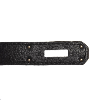 Hermes Taurillon Clemence Jypsiere 28 Black 7 of 14