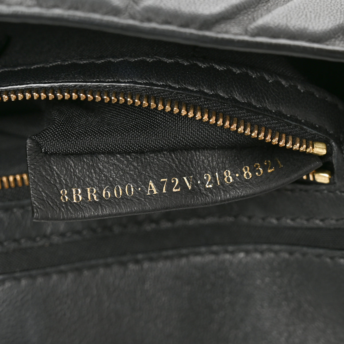 Fendi Nappa FF 1974 Embossed Baguette Black 7 of 10