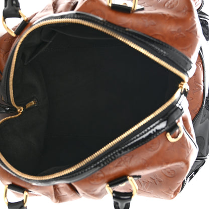 Louis Vuitton Cuir Embossed Monogram Stephen Bag Fauve 6 of 9