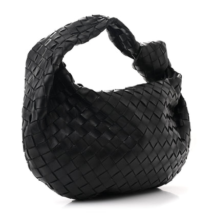 Bottega Veneta Nappa Intrecciato Teen Jodie Hobo Black 3 of 10