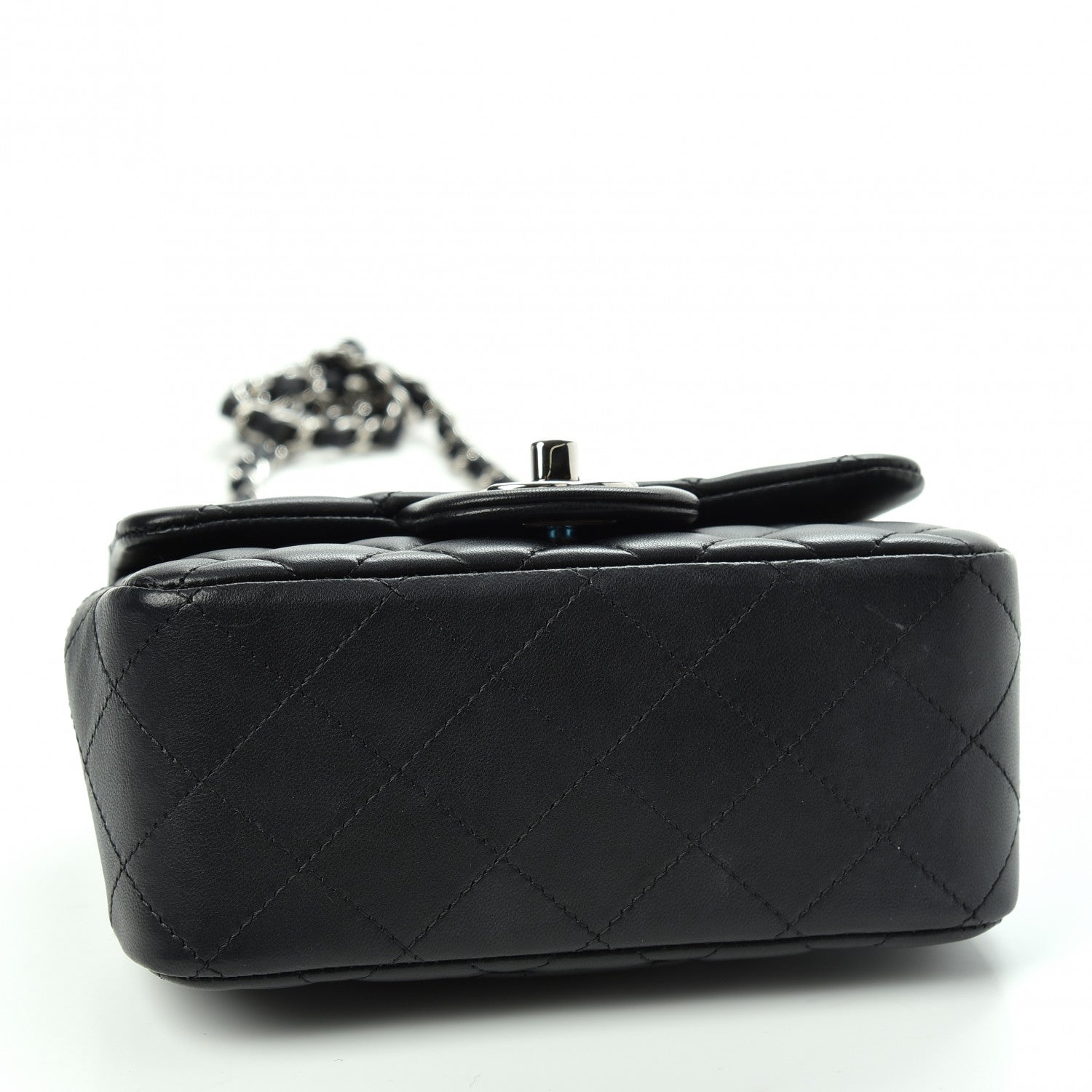 Chanel Lambskin Quilted Mini Square Flap Black 4 of 10
