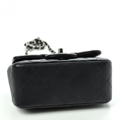 Chanel Lambskin Quilted Mini Square Flap Black 4 of 10