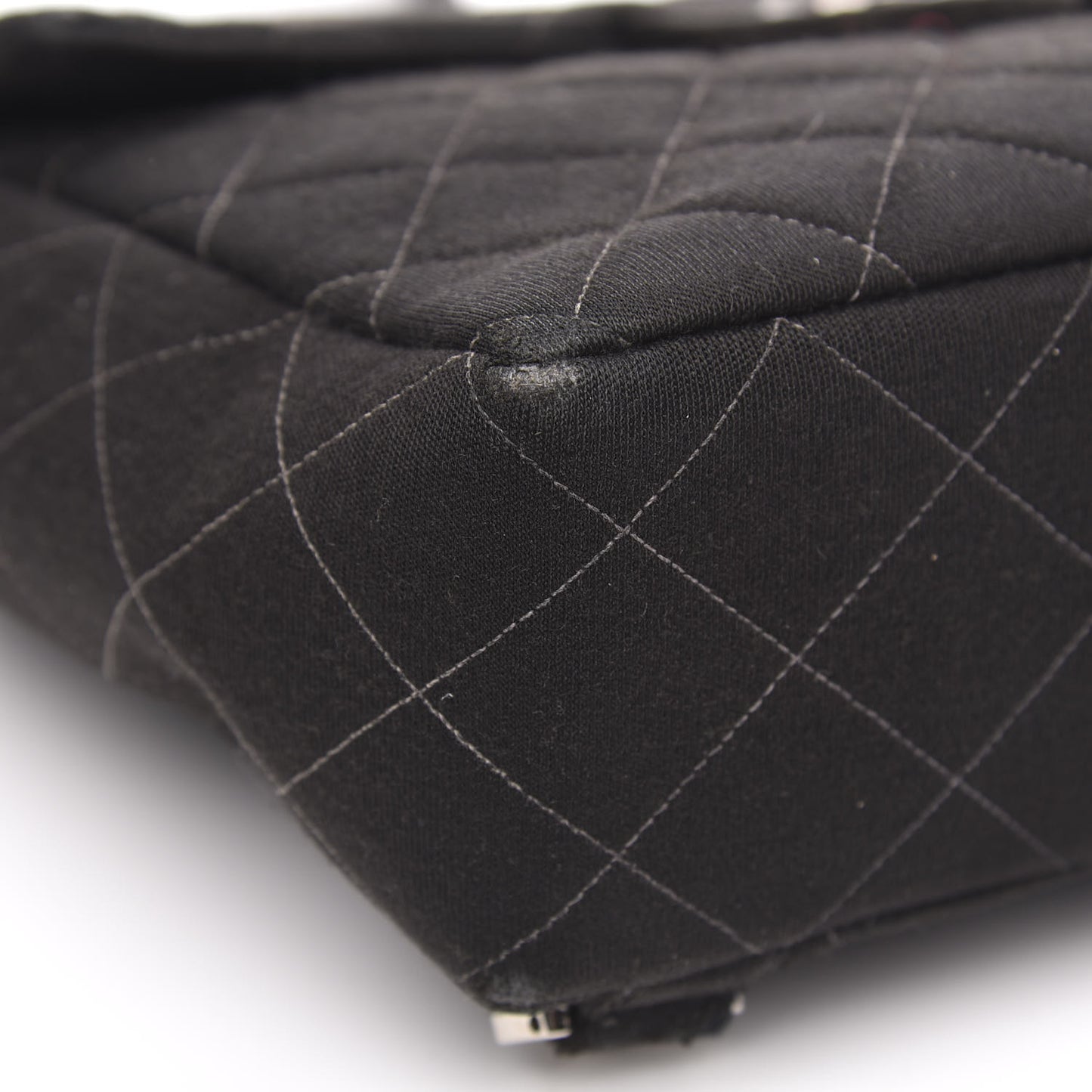 Jersey Quilted Backpack Black