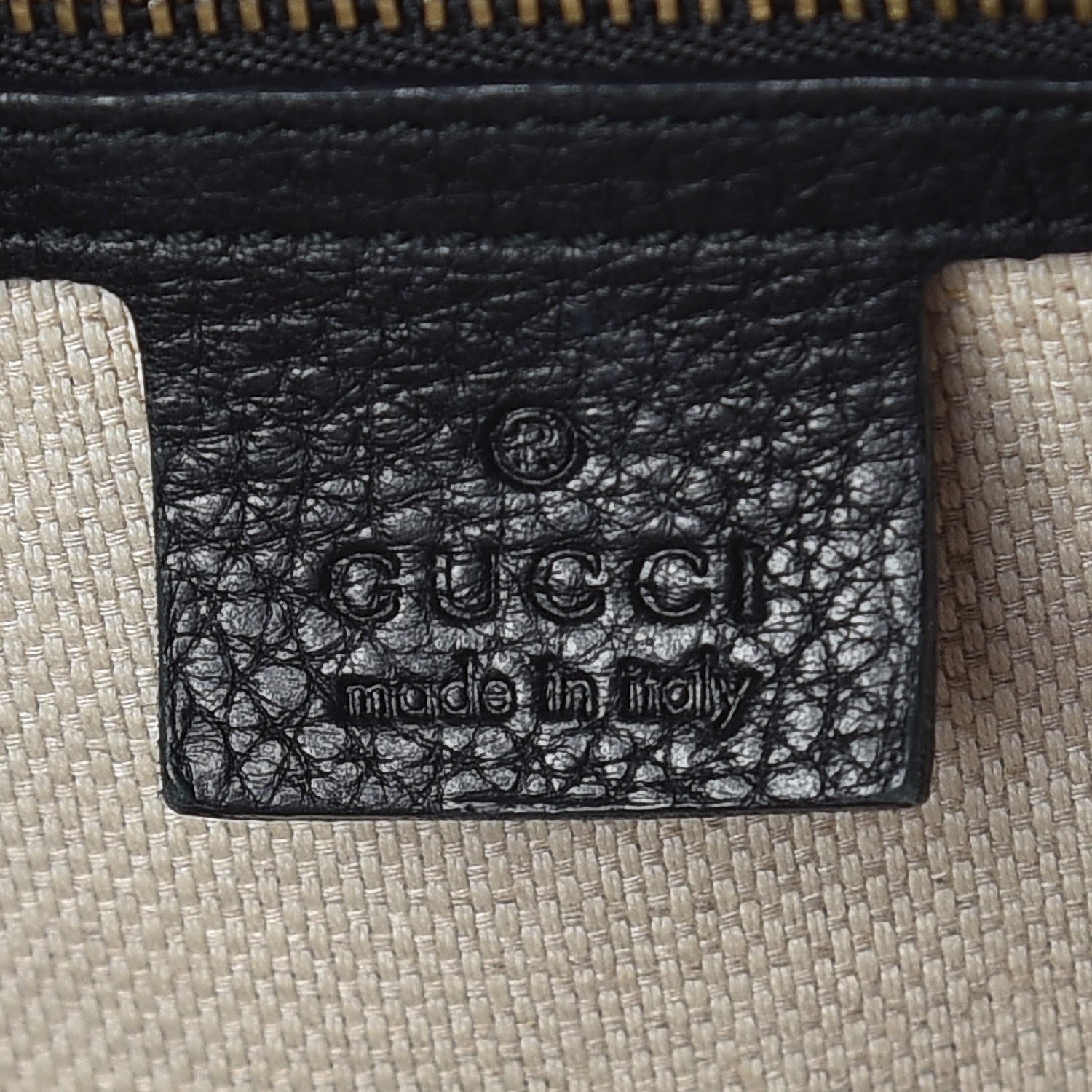 Gucci Cellarius Calfskin Medium Soho Working Tote Black 9 of 10