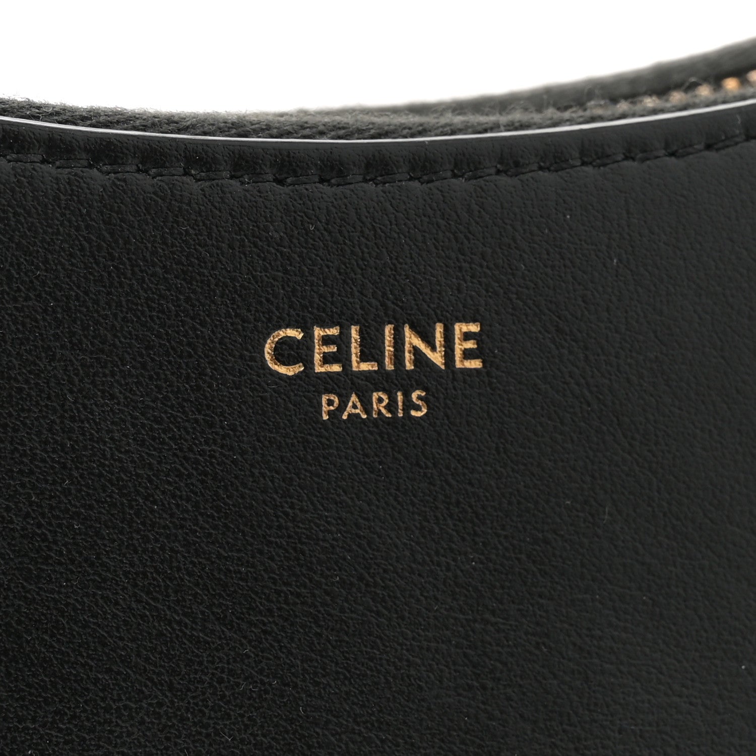 Celine Smooth Calfskin Medium Strap Ava Shoulder Bag Black 6 of 9