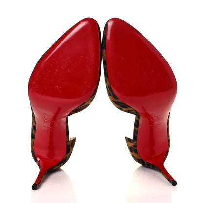 Christian Louboutin Veau Velours Kitty Round Chick 85 Pumps 41 Brown 14 of 27