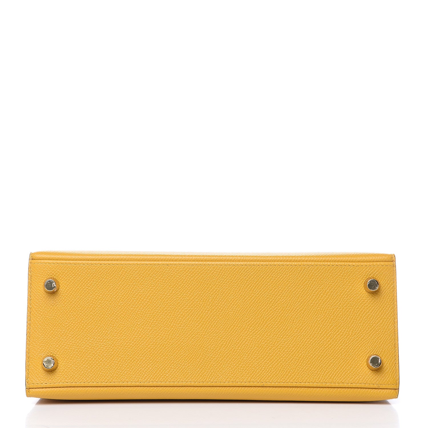 Hermes Epsom Horseshoe Kelly Sellier 25 Jaune Ambre Etoupe 6 of 34