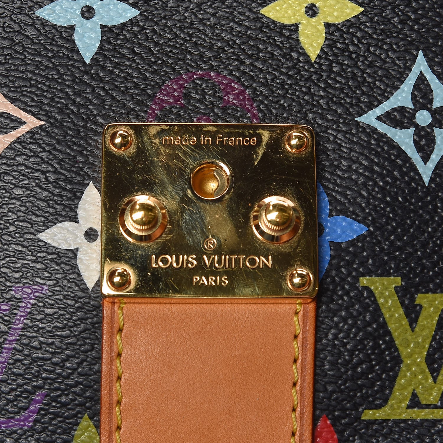 Louis Vuitton Monogram Multicolor Keepall 45 Black 7 of 15