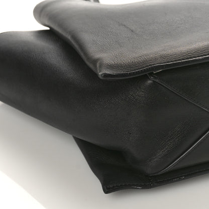 Celine Supple Natural Calfskin Medium Tri-Fold Bag Black 7 of 16