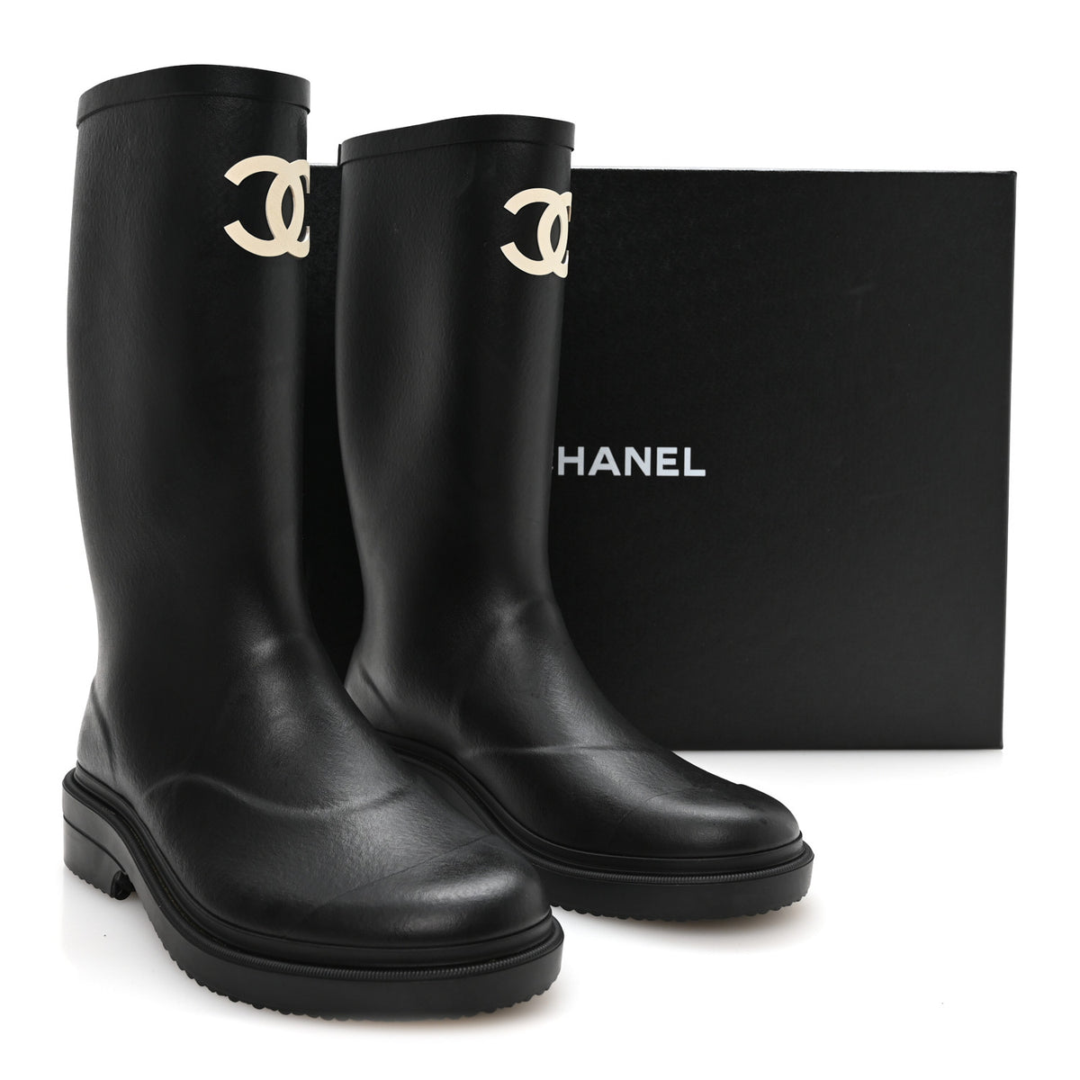 Caoutchouk CC High Boots 39 Black