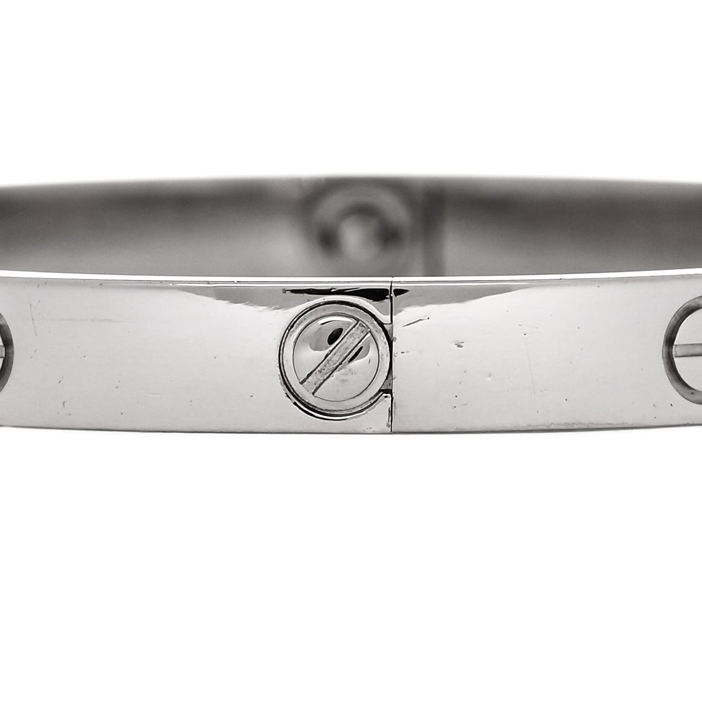 18K White Gold LOVE Bracelet 18