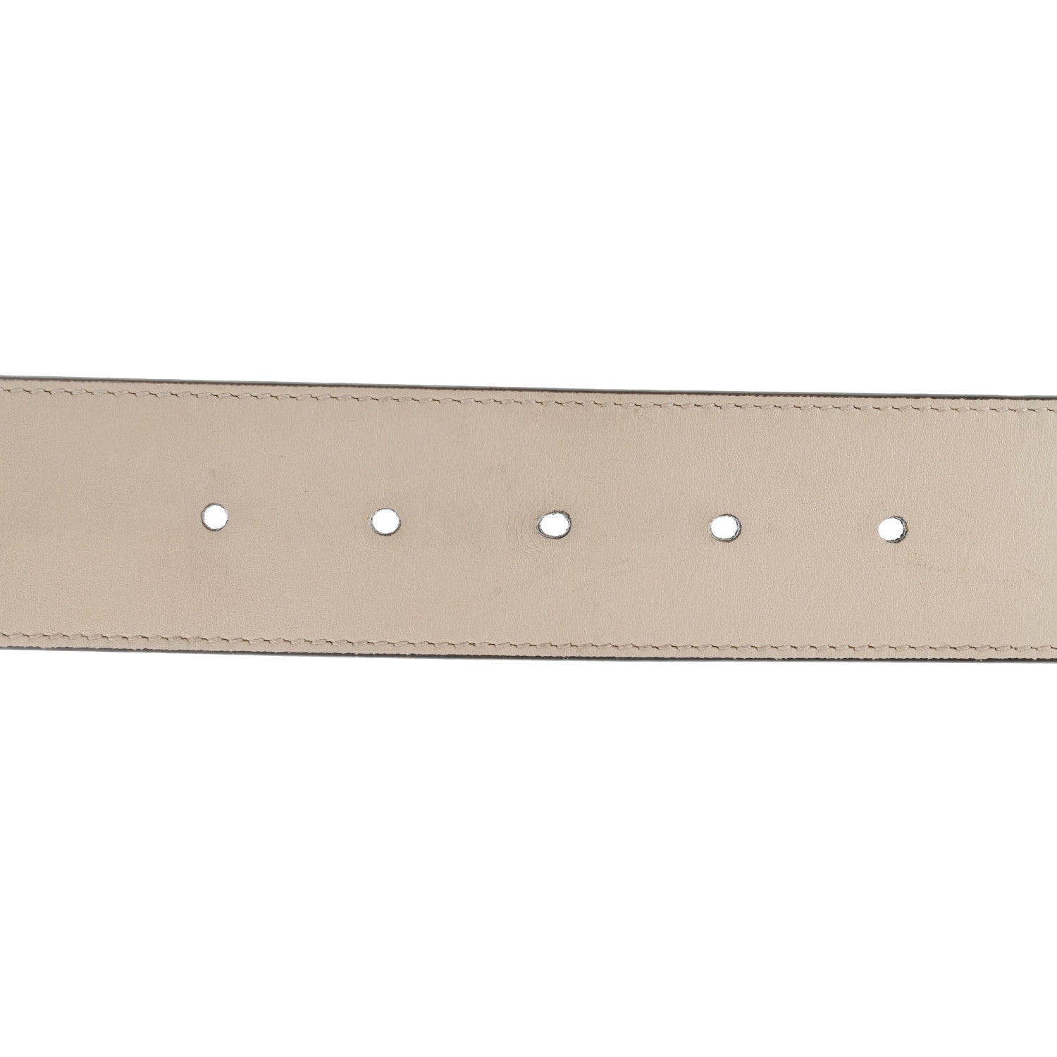 Gucci Calfskin Double G 40mm Belt 100 40 Mystic White 4 of 7
