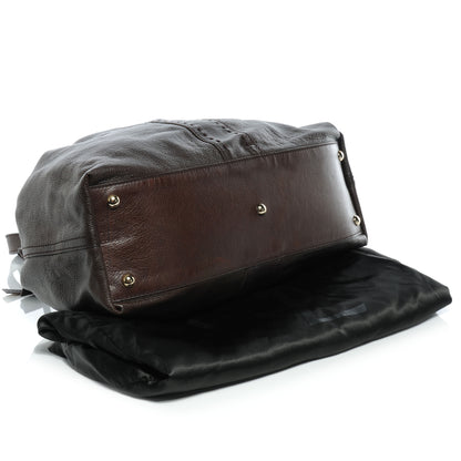 Saint Laurent Leather Reversible Double Sac Y Tote Gold Brown 4 of 6