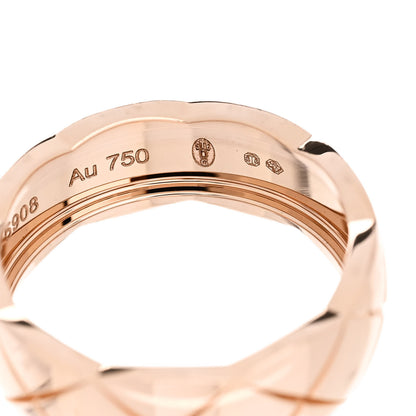 Chanel 18K Beige Gold Small Coco Crush Ring 53 6.5 6 of 7