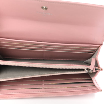 Chanel Caviar Timeless CC Large Gusset Flap Wallet Rose Pale 5 of 12