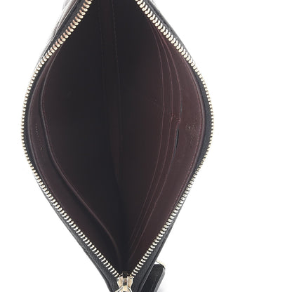Chanel Lambskin Quilted Zip Pouch Black 5 of 10