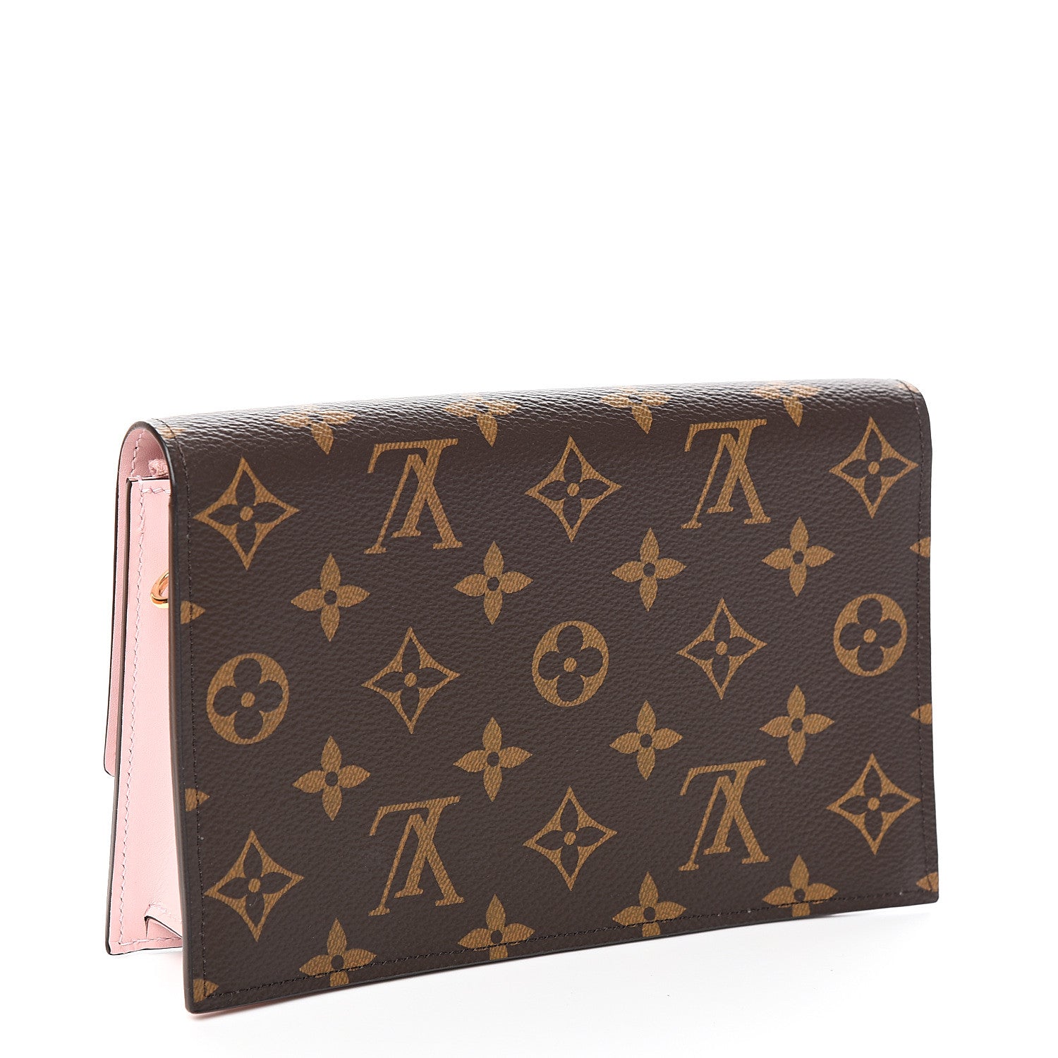 Louis Vuitton Monogram Flore Chain Wallet Rose Ballerine 2 of 7