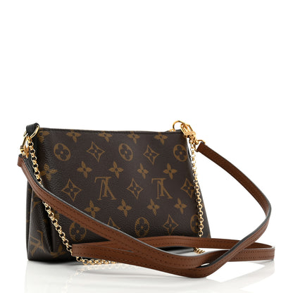 Louis Vuitton Monogram Pallas Clutch Black 3 of 11