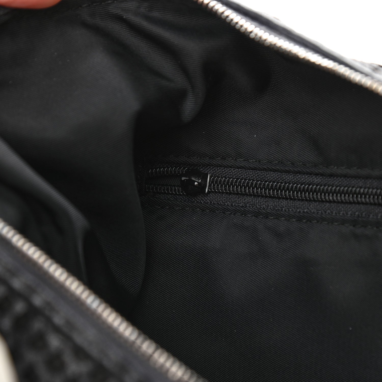 Christian Dior Leather Perforated Hobo Black 8 of 17