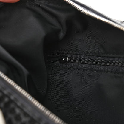 Christian Dior Leather Perforated Hobo Black 8 of 17