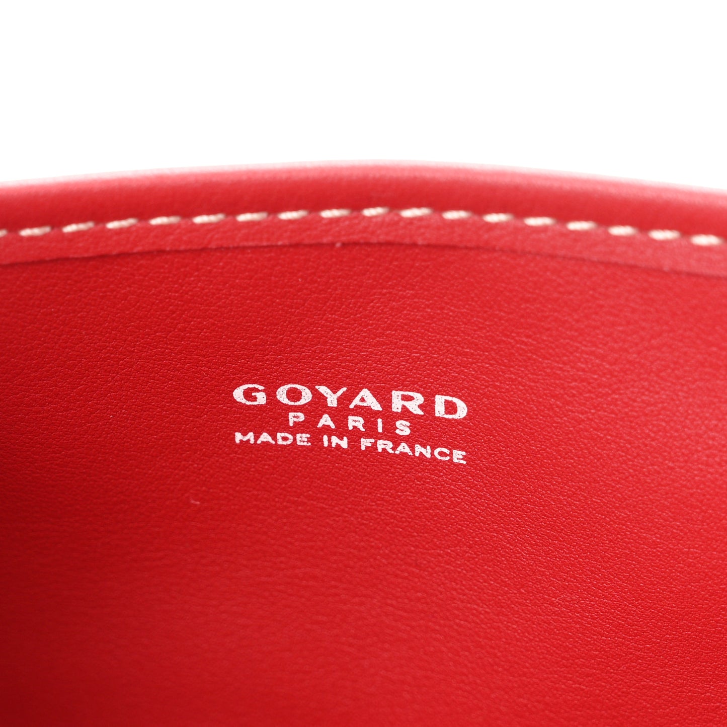 Goyardine Reversible Mini Anjou Red