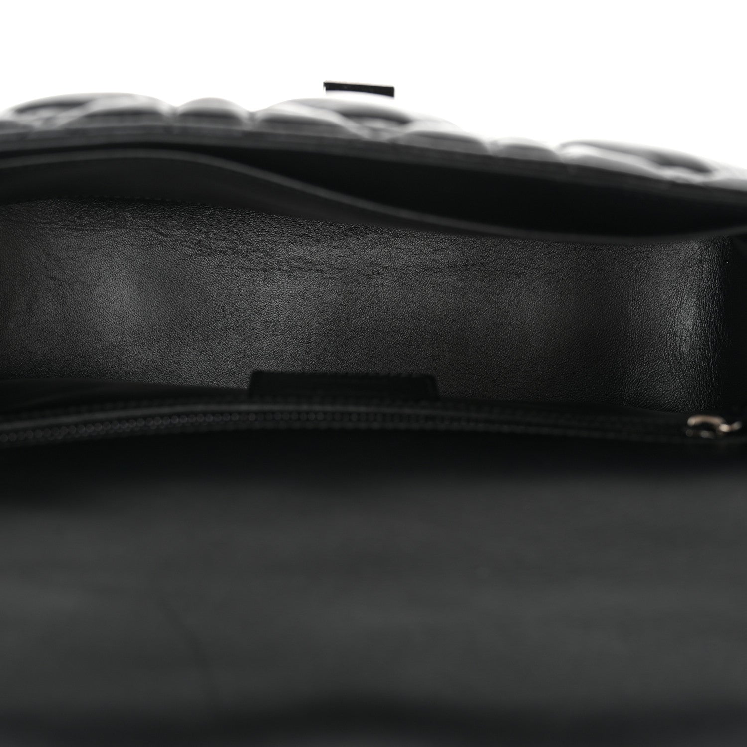 Christian Dior Calfskin Macrocannage Medium Caro Bag Black 5 of 11