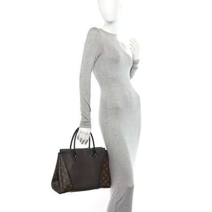 Louis Vuitton Veau Cachemire Monogram Tote W PM Chocolate 2 of 12