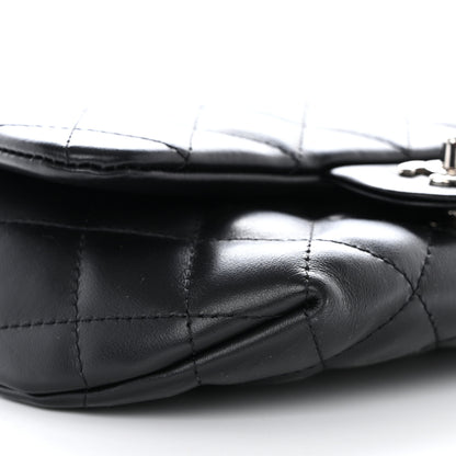 Chanel Calfskin Quilted CC Uniform Flap Belt Bag Black 10 of 12
