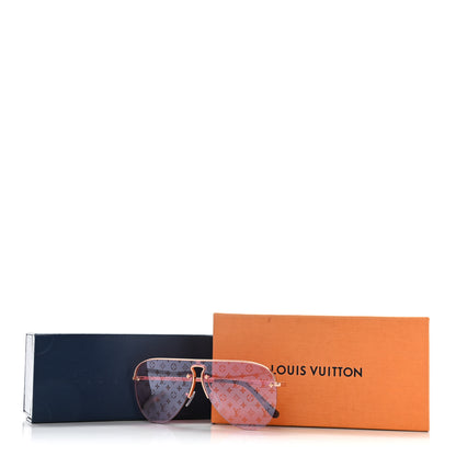 Louis Vuitton Monogram Grease Sunglasses Z1172W Pink 9 of 9