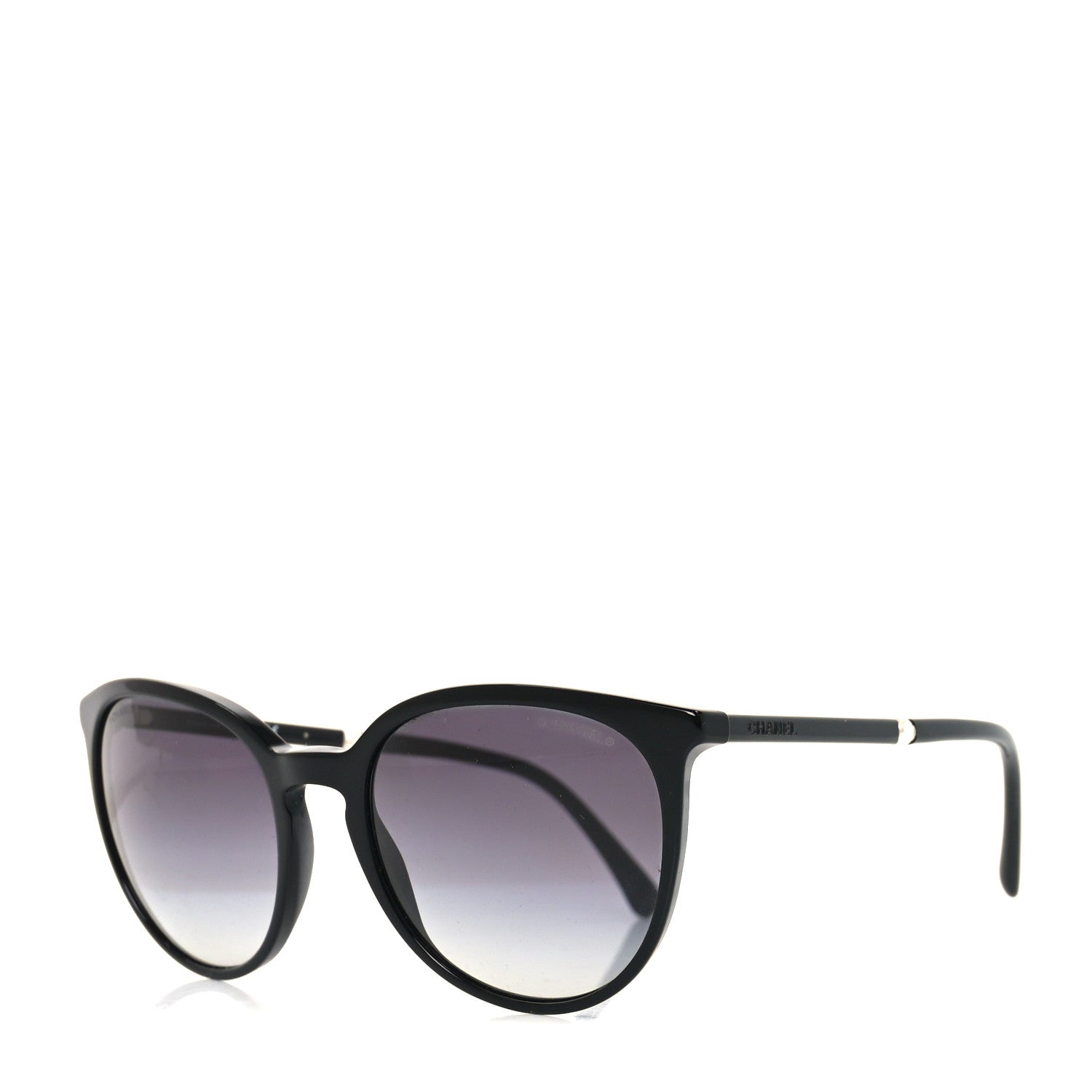 Chanel Acetate Butterfly Pearl Sunglasses 5394 Black 1 of 7