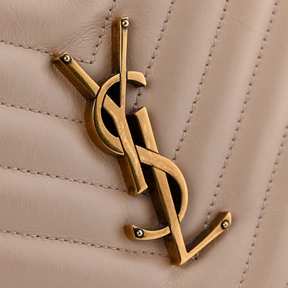 Saint Laurent Calfskin Matelasse Monogram Lou Camera Bag Washed Light Pink 12 of 14