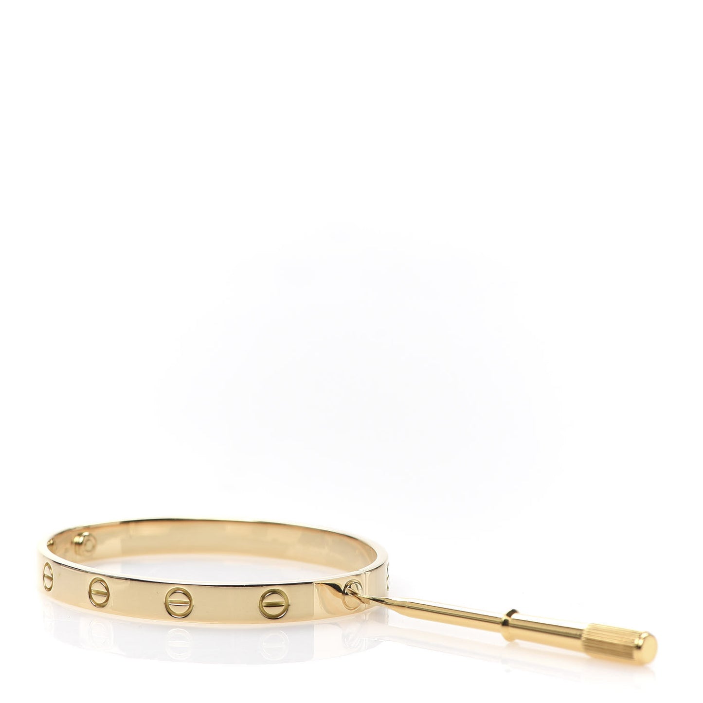 18K Yellow Gold LOVE Bracelet 17