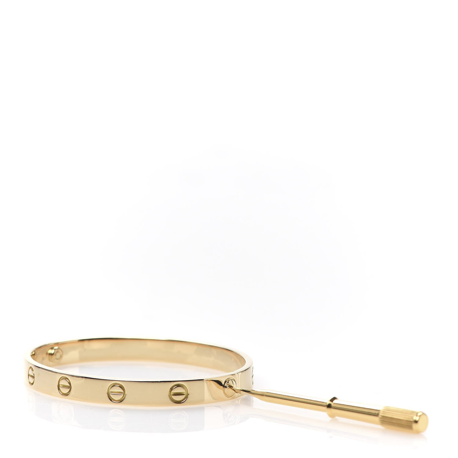 Cartier 18K Yellow Gold LOVE Bracelet 17 5 of 5