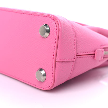 Balenciaga Grained Calfskin XXS Ville Top Handle Bag Pink 8 of 12