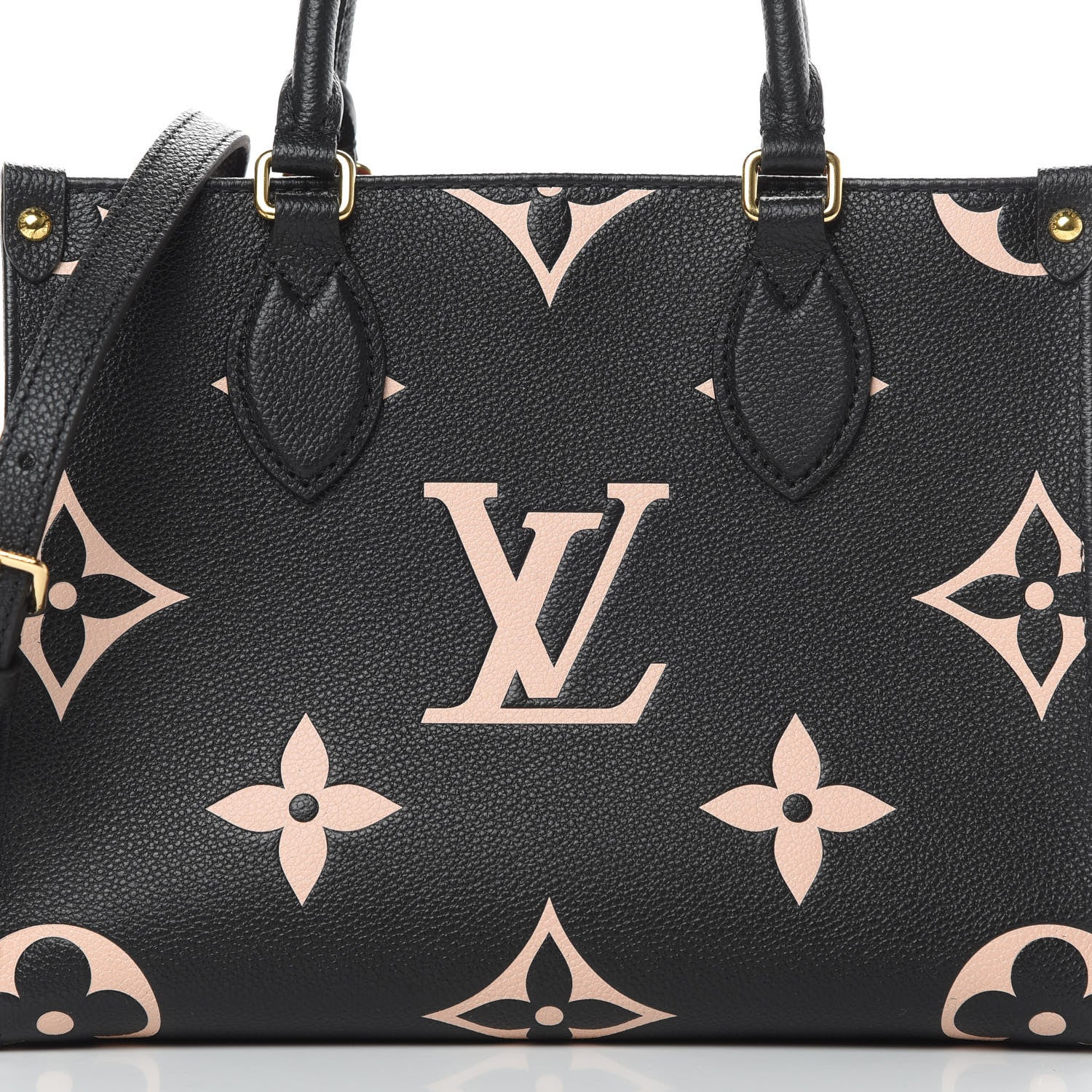 Louis Vuitton Empreinte Monogram Giant Onthego PM Black Beige 8 of 10