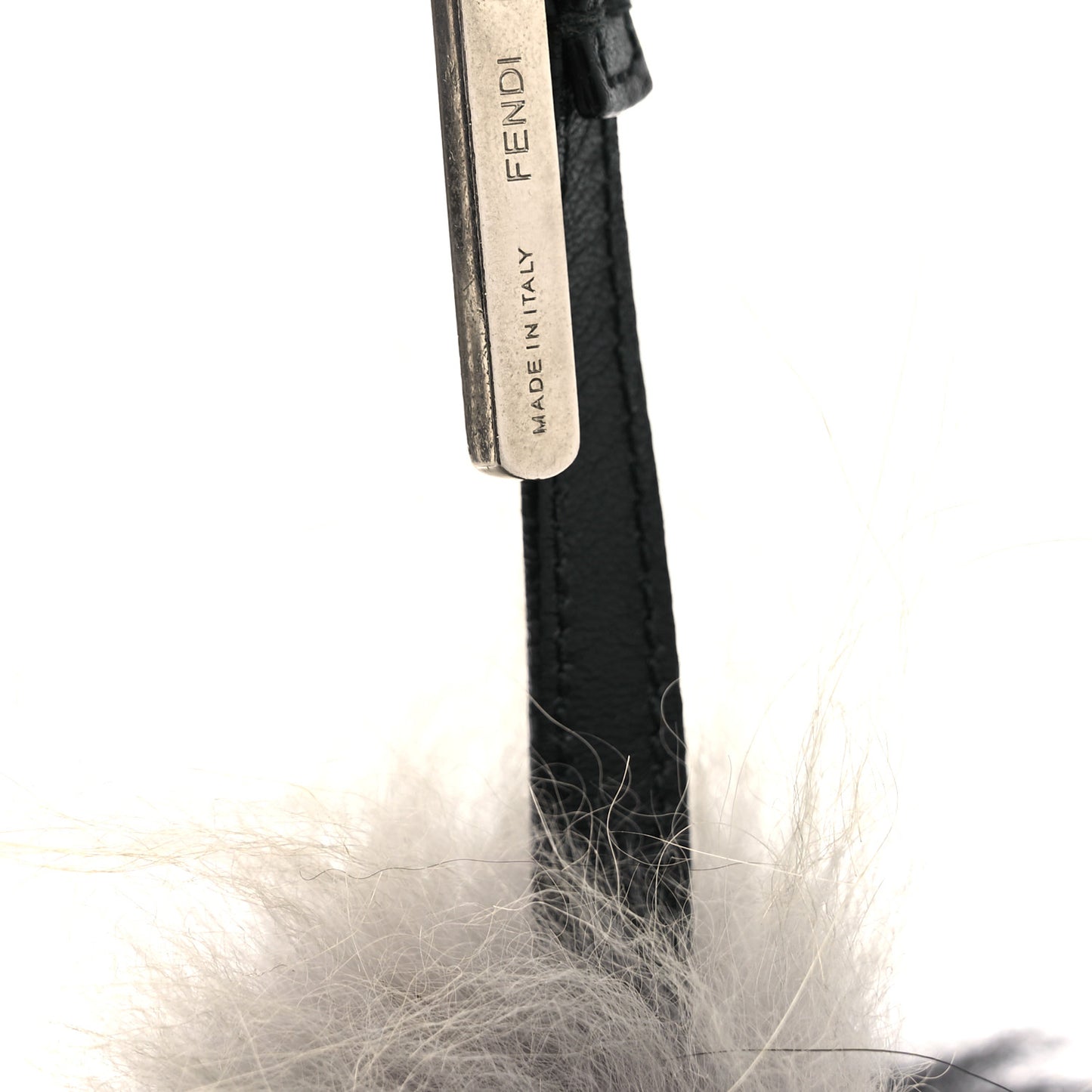 Mink Fur Diabloo Monster Bag Charm Mint
