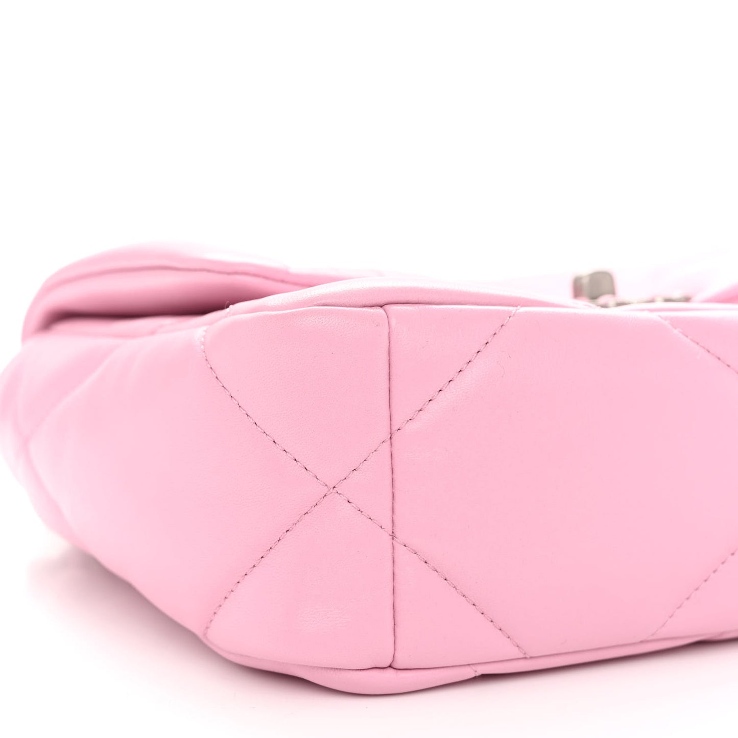 Lambskin Quilted Medium Chanel 19 Flap Pink