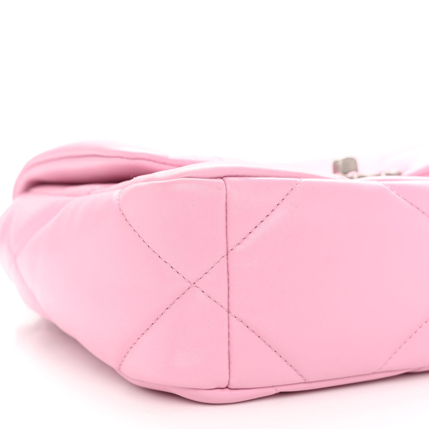 Chanel Lambskin Quilted Medium Chanel 19 Flap Pink 9 of 11