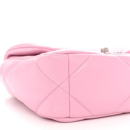 Chanel Lambskin Quilted Medium Chanel 19 Flap Pink 9 of 11