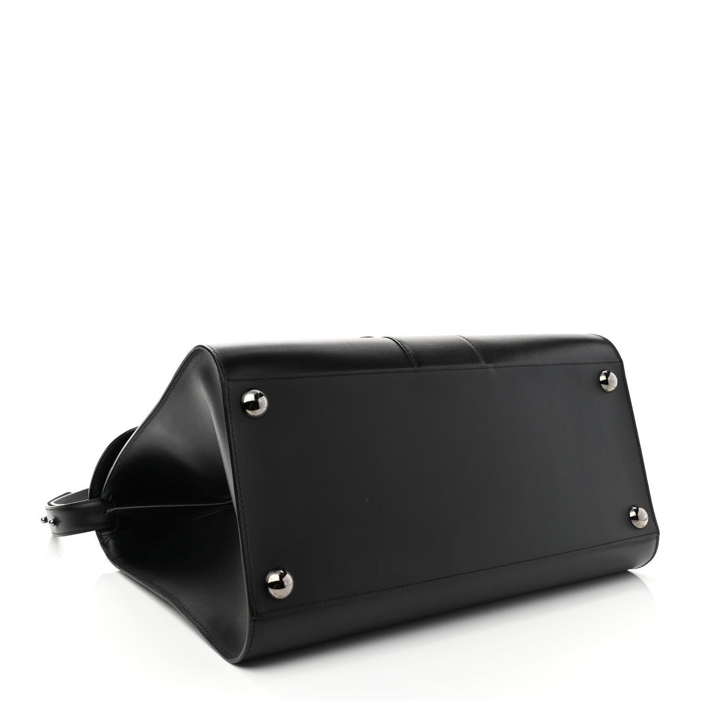 Box Calfskin GM Brillant Satchel Black