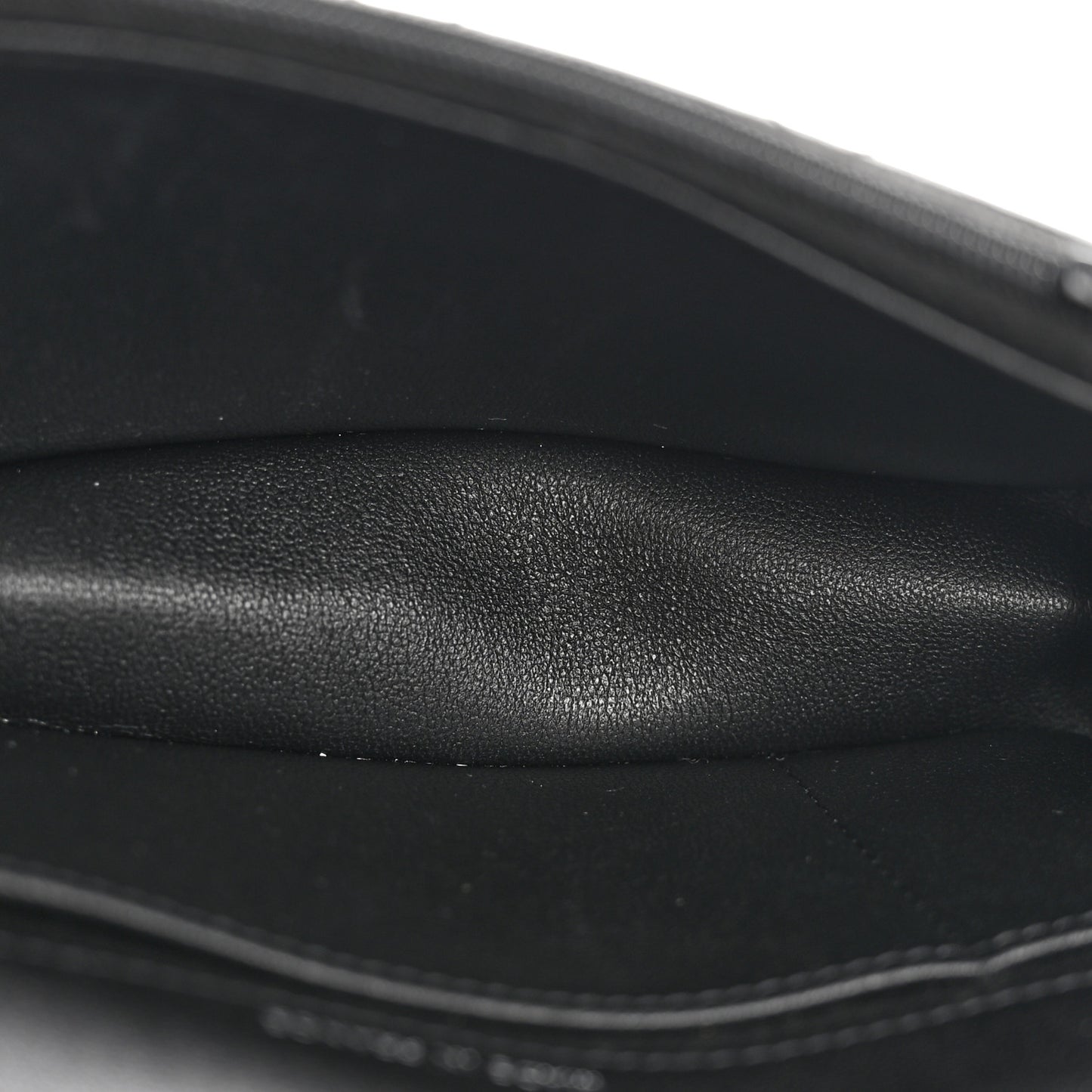 Lambskin Quilted Flap Phone Holder With Chain So Black